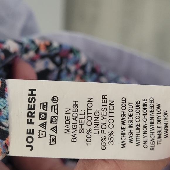 Joe Fresh Light Blue Trench Coat size large - Picture 4 of 5